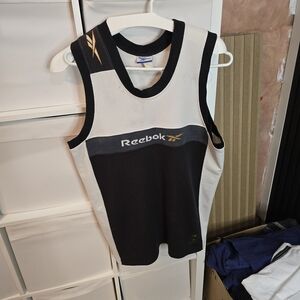 Reebok Black and White Tank Top
